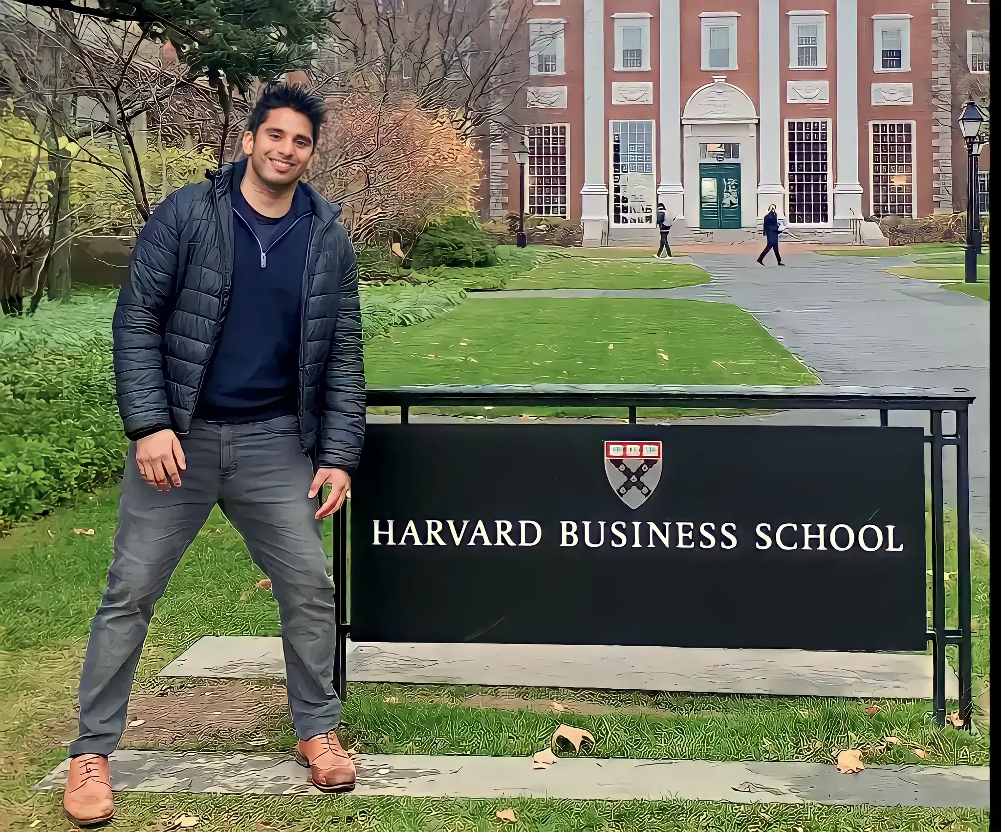 Hassan Akram at Harvard Business School